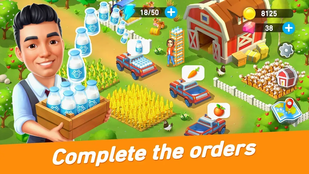 Goodville: Farm Game Adventure (Гудвилль)  [МОД Unlocked] Screenshot 3