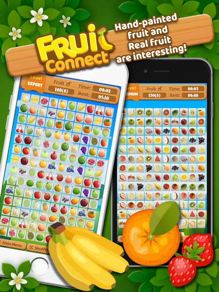 Fruit Connect (Фрукт Коннект)  [МОД Все открыто] Screenshot 5