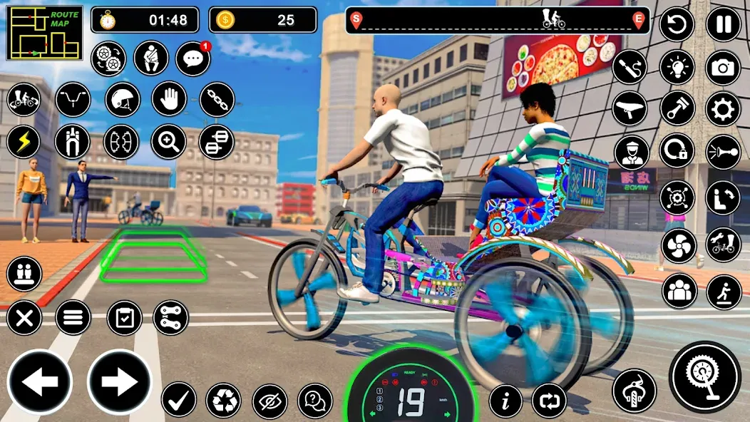 BMX Cycle Games 3D Cycle Race (игры на велосипеде 3D гонка)  [МОД Бесконечные деньги] Screenshot 4