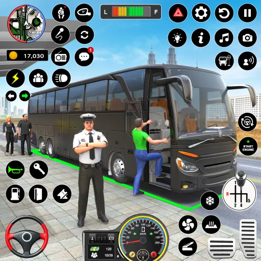 Bus Simulator - Driving Games  [МОД Menu] Screenshot 1