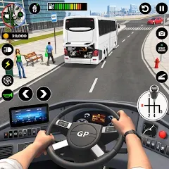 Взлом Bus Simulator - Driving Games  [МОД Menu] - полная версия apk на Андроид