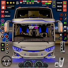 Взломанная Public Coach Bus Driving Game (Паблик Коуч Бас Драйвинг Гейм)  [МОД Menu] - стабильная версия apk на Андроид