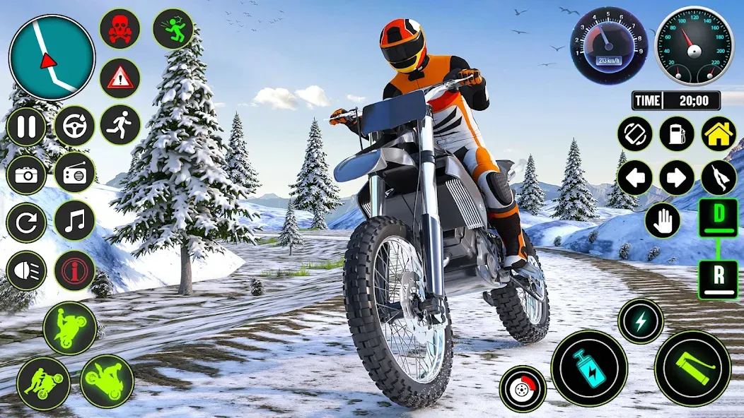 GT Bike Racing Game Moto Stunt (ДжиТи Байк Рейсинг Гейм Мото Стант)  [МОД Много денег] Screenshot 3