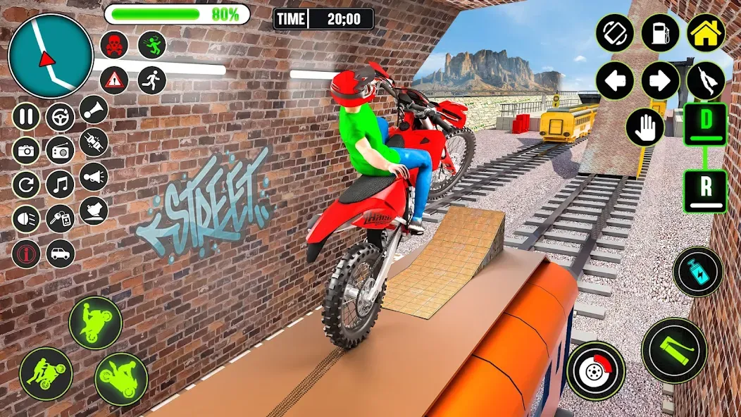 GT Bike Racing Game Moto Stunt (ДжиТи Байк Рейсинг Гейм Мото Стант)  [МОД Много денег] Screenshot 5