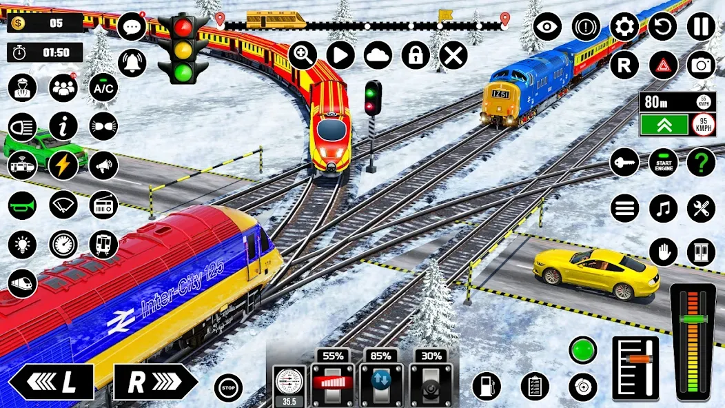 Railway Train Simulator Games  [МОД Все открыто] Screenshot 3