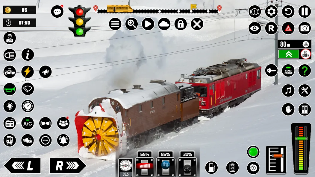 Railway Train Simulator Games  [МОД Все открыто] Screenshot 4