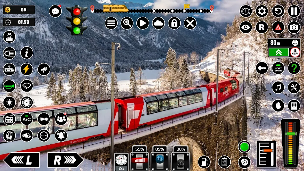 Railway Train Simulator Games  [МОД Все открыто] Screenshot 5