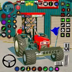 Скачать взломанную Tractor Driving - Tractor Game  [МОД Unlocked] - последняя версия apk на Андроид