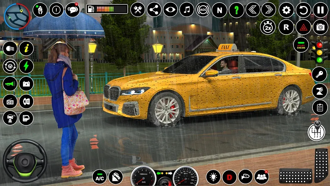 Russian Taxi Driving Simulator  [МОД Бесконечные монеты] Screenshot 3