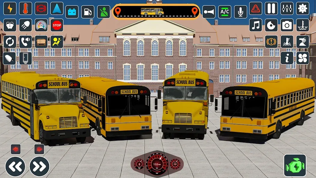 School Bus 3d : City Bus Games (Школьный автобус симулятор игры на автобусе)  [МОД Меню] Screenshot 1