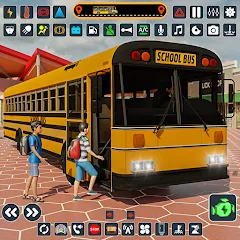 Скачать взломанную School Bus 3d : City Bus Games (Школьный автобус симулятор игры на автобусе)  [МОД Меню] - стабильная версия apk на Андроид