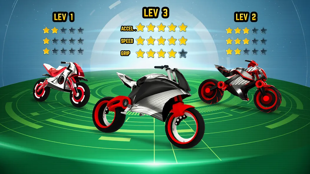 Gravity Rider: Space Bike Race (Гравити Райдер)  [МОД Много монет] Screenshot 5