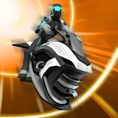 Взлом Gravity Rider: Space Bike Race (Гравити Райдер)  [МОД Много монет] - полная версия apk на Андроид