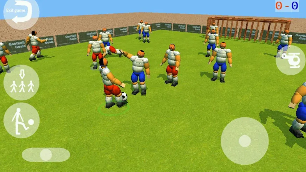 Goofball Goals Soccer Game 3D (Гуфбол Голз Соккер Гейм 3Д)  [МОД Mega Pack] Screenshot 1