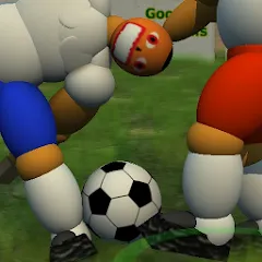 Скачать взломанную Goofball Goals Soccer Game 3D (Гуфбол Голз Соккер Гейм 3Д)  [МОД Mega Pack] - стабильная версия apk на Андроид