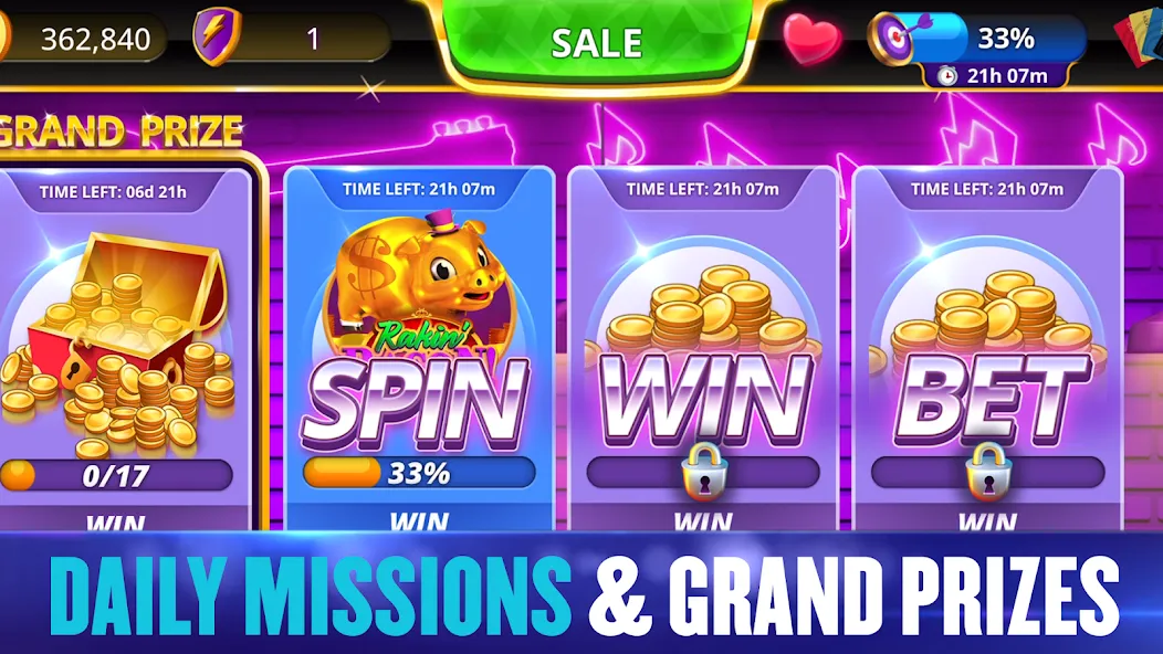 Hard Rock Jackpot Casino (Хард Рок Джекпот Казино)  [МОД Бесконечные монеты] Screenshot 3