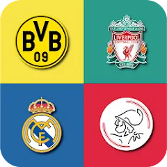 Взломанная Soccer Clubs Logo Quiz  [МОД Все открыто] - стабильная версия apk на Андроид