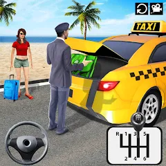 Взломанная Taxi Simulator 3d Taxi Driver  [МОД Много денег] - полная версия apk на Андроид