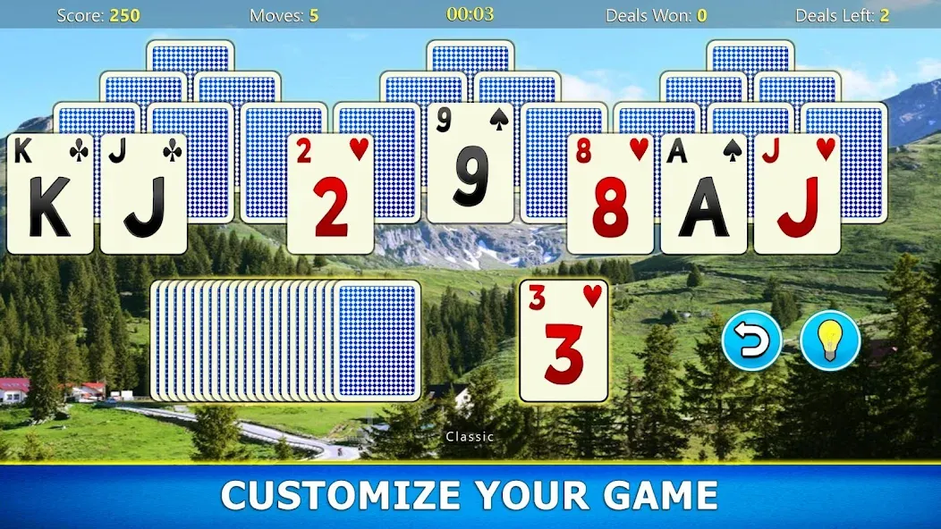 TriPeaks Solitaire Mobile  [МОД Unlimited Money] Screenshot 3