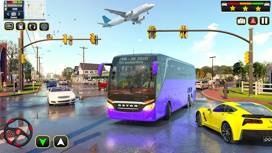 City Bus Simulator Bus Games (Сити Бас Симулятор Бас Игры)  [МОД Бесконечные монеты] Screenshot 2