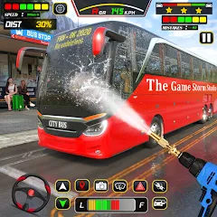 Скачать взлом City Bus Simulator Bus Games (Сити Бас Симулятор Бас Игры)  [МОД Бесконечные монеты] - полная версия apk на Андроид