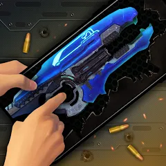 Скачать взломанную Gun Simulator 3D & Time Bomb  [МОД Unlocked] - стабильная версия apk на Андроид