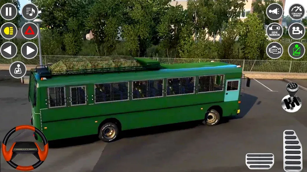 US Military Coach Simulator 3D  [МОД Много монет] Screenshot 4