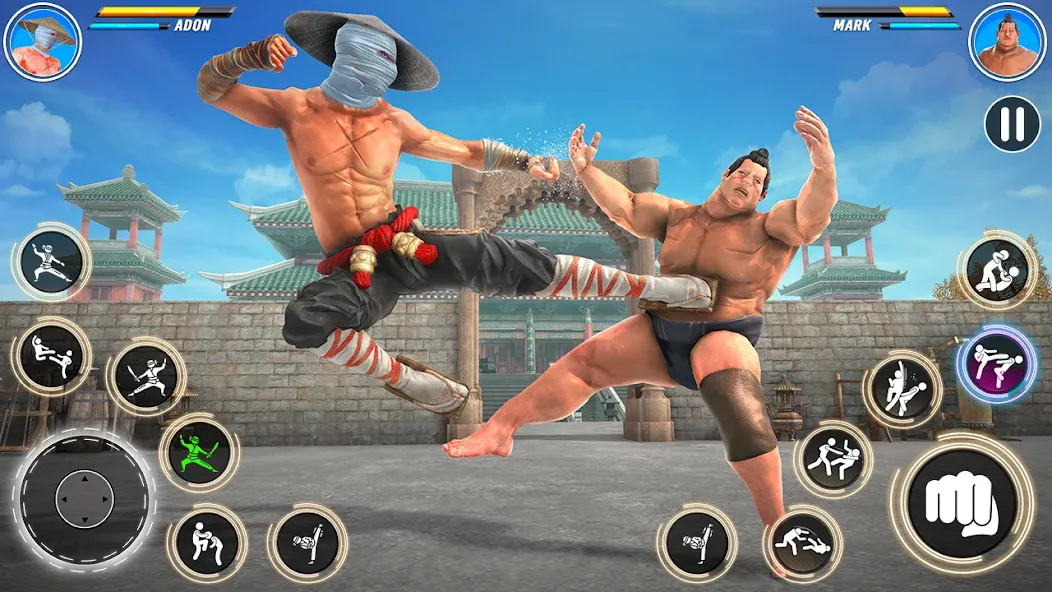 Kung Fu karate: Fighting Games  [МОД Menu] Screenshot 4