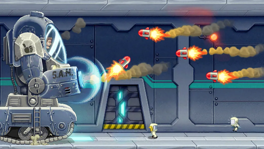 Jetpack Joyride (Джетпак Джойрайд)  [МОД Все открыто] Screenshot 4