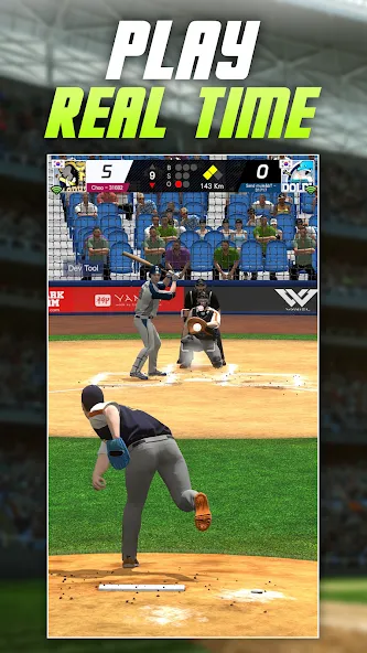 Baseball Play: Real-time PVP (Бейсбольная игра)  [МОД Unlocked] Screenshot 1