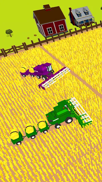 Harvest.io – 3D Farming Arcade  [МОД Бесконечные монеты] Screenshot 1