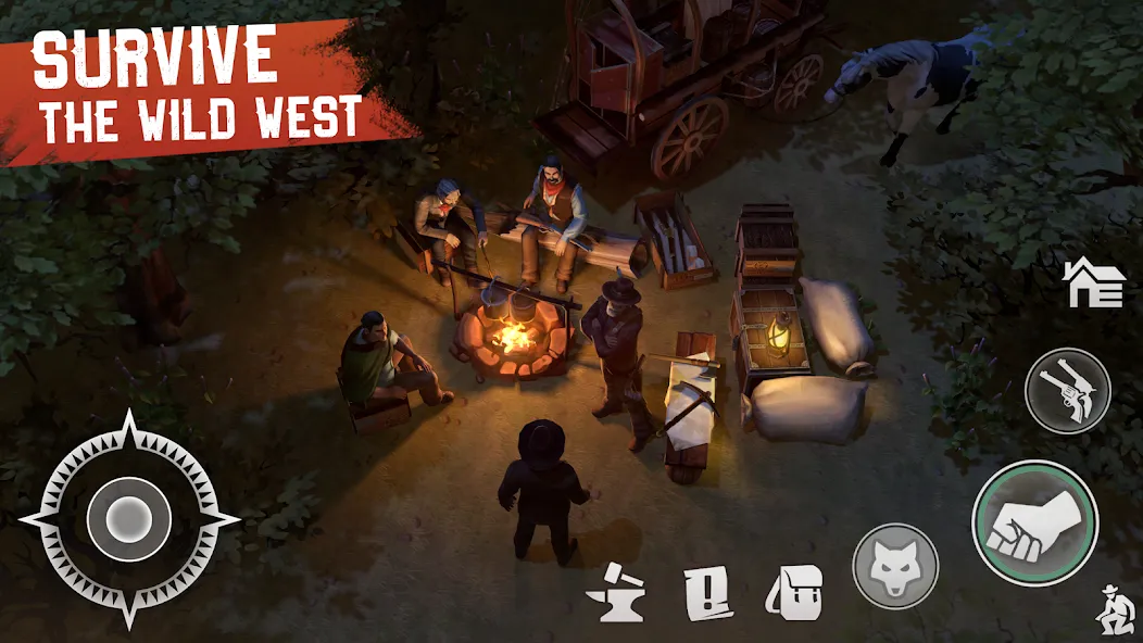 Westland Survival: Cowboy Game (Вестланд Сурвайвал)  [МОД Много монет] Screenshot 3