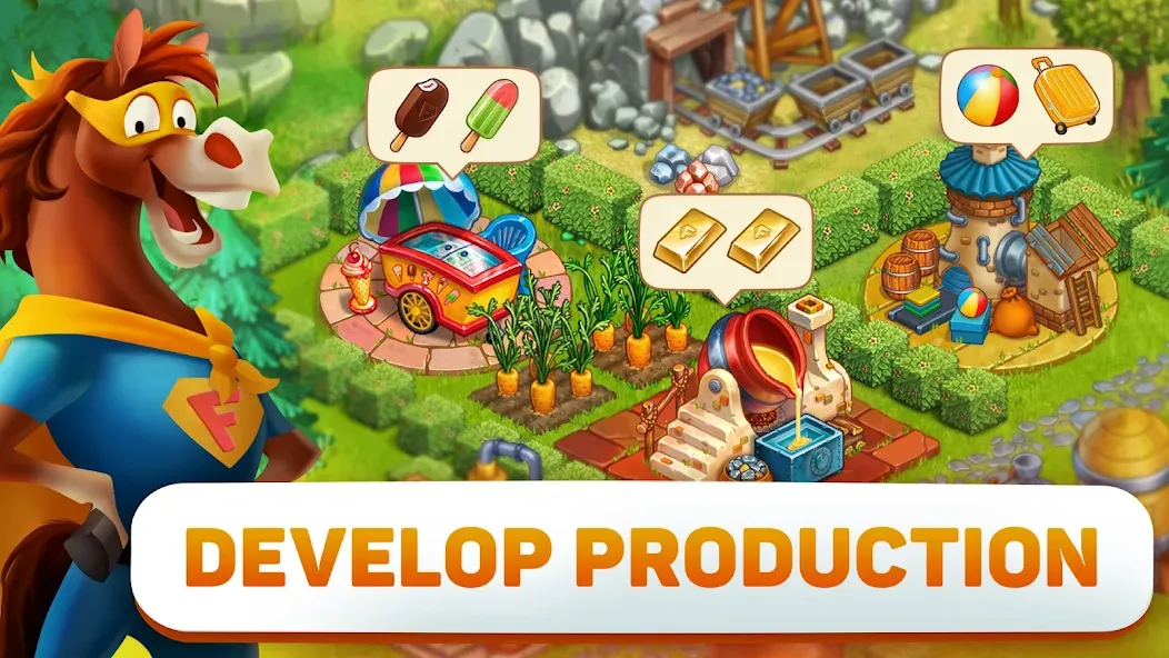 Superfarmers: Superhero Farm  [МОД Unlocked] Screenshot 4