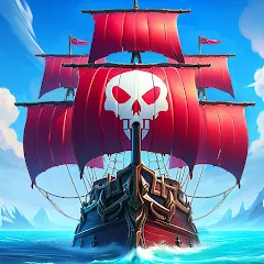 Взломанная Pirate Ships・Build and Fight  [МОД Unlocked] - последняя версия apk на Андроид