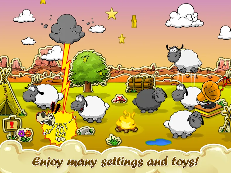 Clouds & Sheep  [МОД Много денег] Screenshot 3