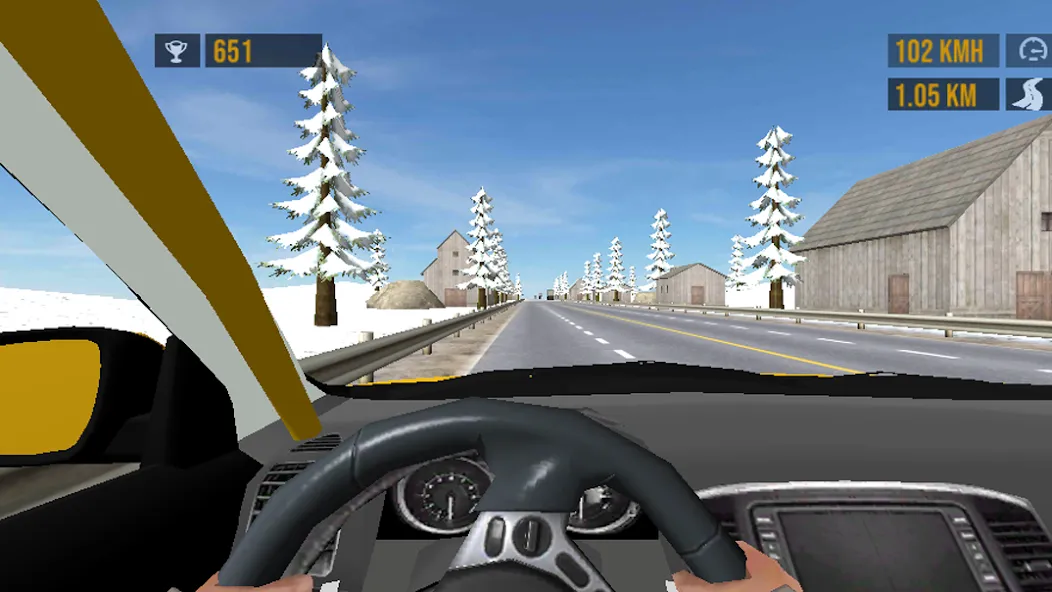 Highway Traffic Car Racer (Хайвей Трафик Кар Рейсер)  [МОД Много монет] Screenshot 2