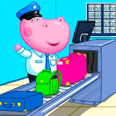 Скачать взломанную Hippo: Airport Profession Game  [МОД Бесконечные деньги] - полная версия apk на Андроид