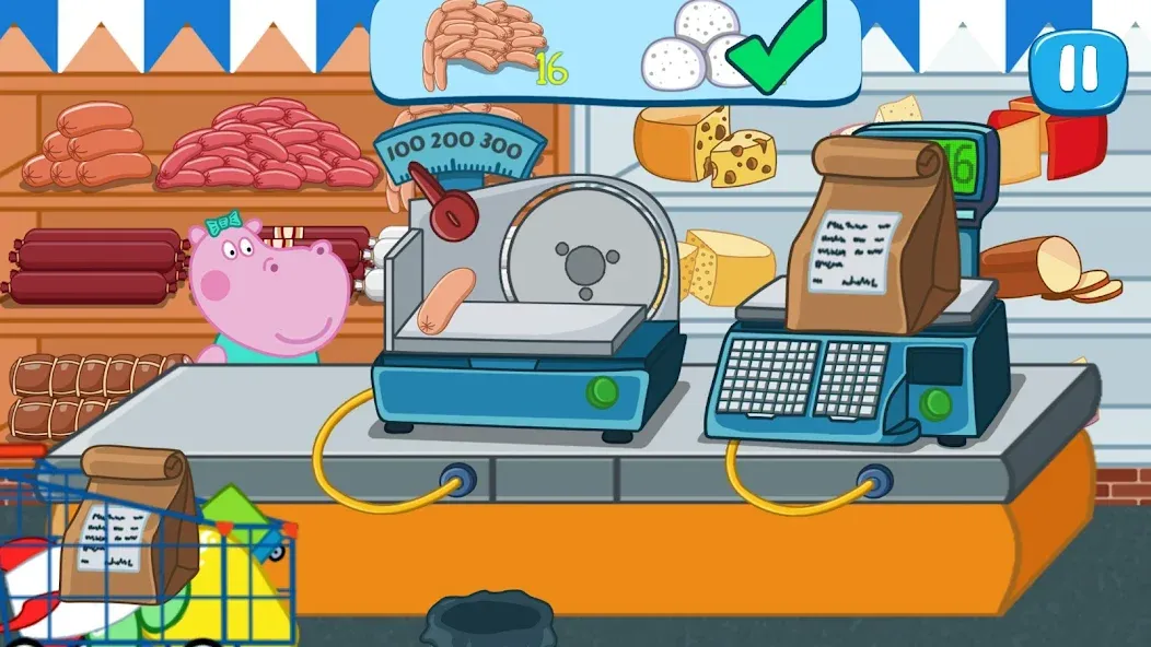 Kids Supermarket: Shopping  [МОД Много монет] Screenshot 4