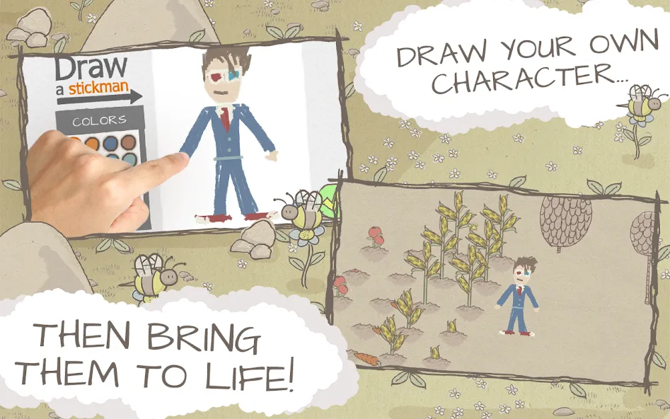 Draw a Stickman: EPIC Free (Нарисуй палочного человечка)  [МОД Много денег] Screenshot 2