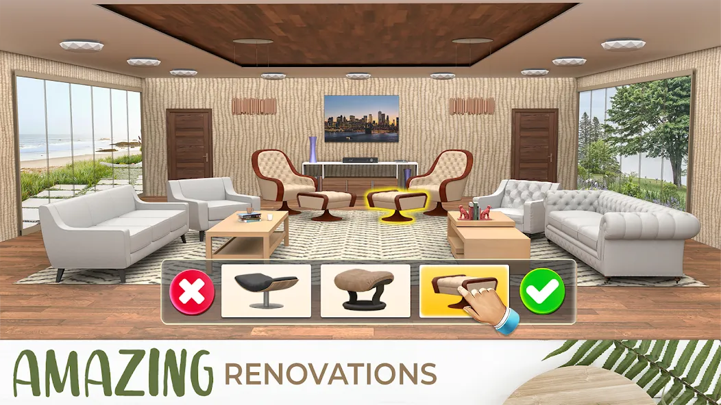 My Home Makeover Design: Games (Мой дизайн ремонта дома)  [МОД Много денег] Screenshot 4