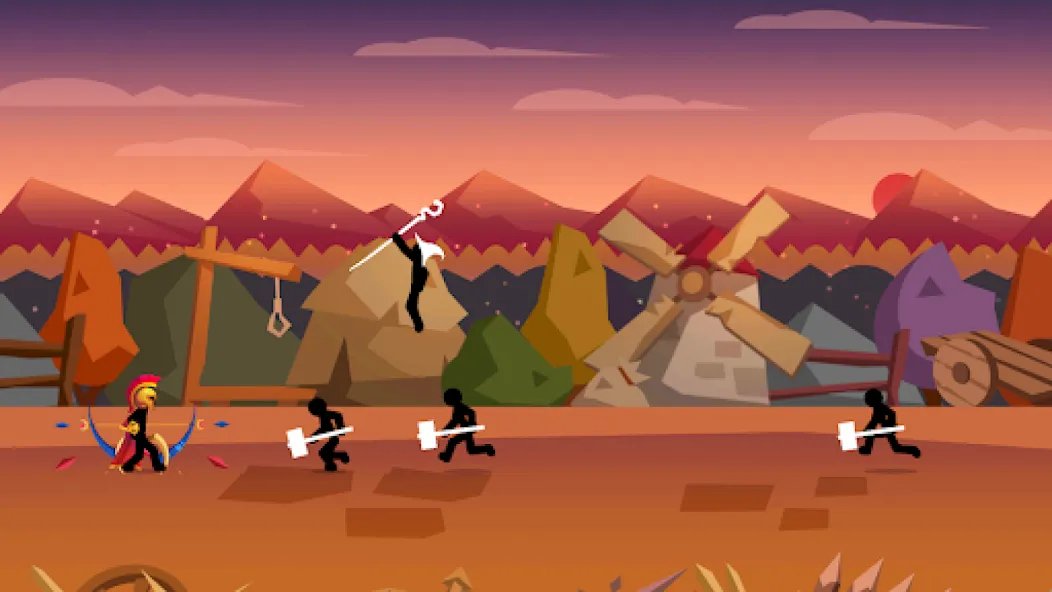 Stick Fight: Shadow Archer (Стк Файт)  [МОД Menu] Screenshot 1