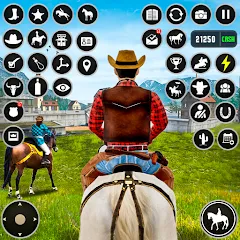 Скачать взлом Horse Riding Rivals Horse Race (ХорсРайдинг Ривалс Лошадиные скачки)  [МОД Menu] - полная версия apk на Андроид