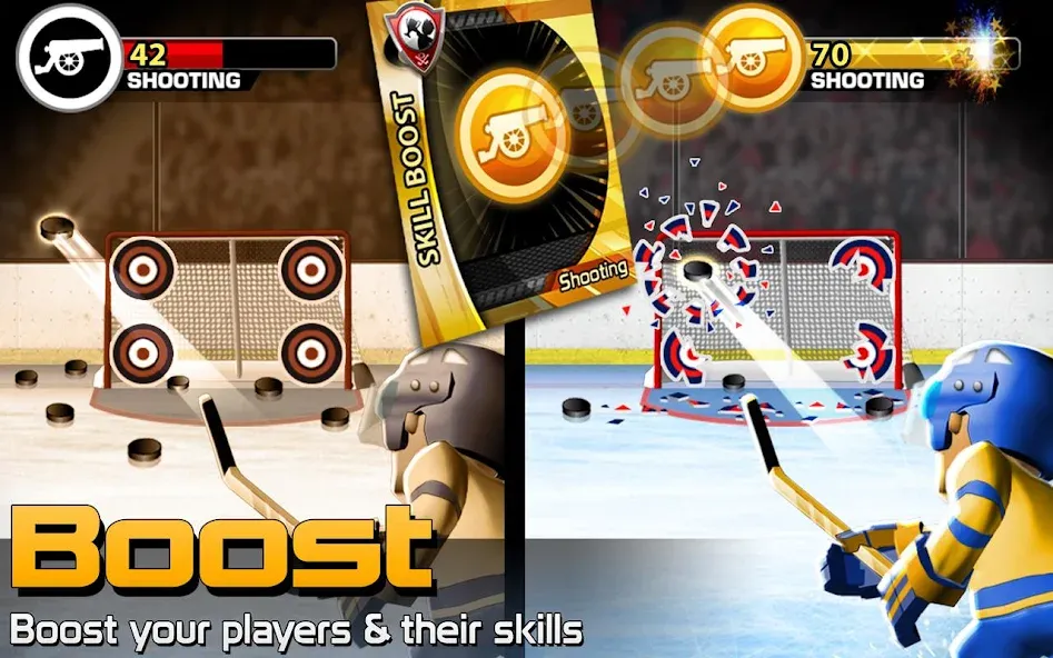 BIG WIN Hockey (БИГ ВИН Хоккей)  [МОД Menu] Screenshot 2