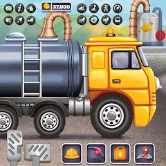 Взлом Oil Tanker Truck Games  [МОД Unlimited Money] - стабильная версия apk на Андроид