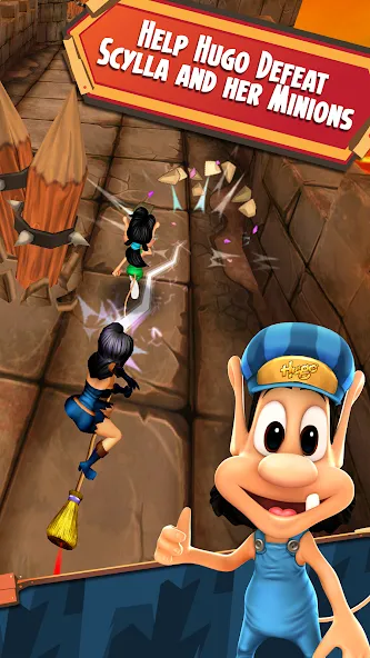 Hugo Troll Race 2: Rail Rush (Хуго Тролл Гонка 2)  [МОД Много монет] Screenshot 3