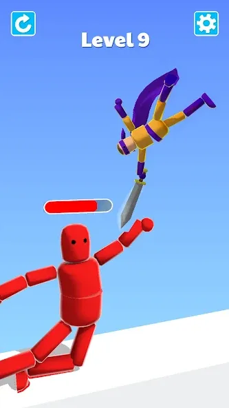 Ragdoll ninja: Imposter hero (Рагдолл Ниндзя)  [МОД Unlocked] Screenshot 1