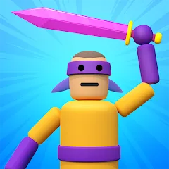 Взлом Ragdoll ninja: Imposter hero (Рагдолл Ниндзя)  [МОД Unlocked] - последняя версия apk на Андроид