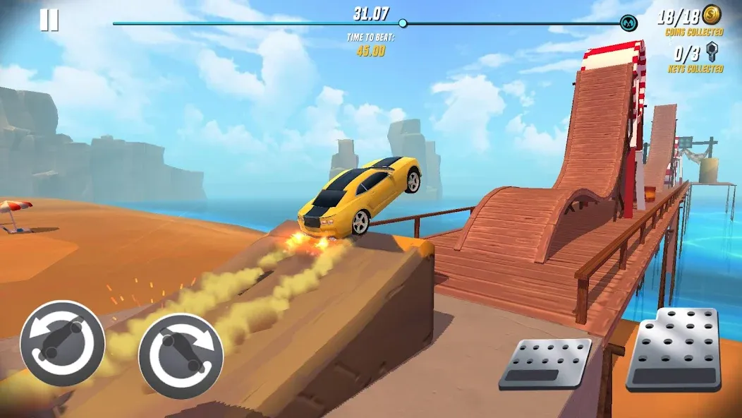 Stunt Car Extreme (Стант Кар Экстрим)  [МОД Menu] Screenshot 1