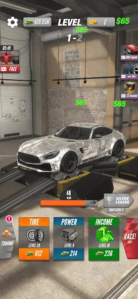 Dyno 2 Race - Car Tuning (Дино 2 Гонка)  [МОД Меню] Screenshot 3