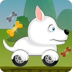 Скачать взломанную Racing games for kids - Dogs  [МОД Меню] - последняя версия apk на Андроид